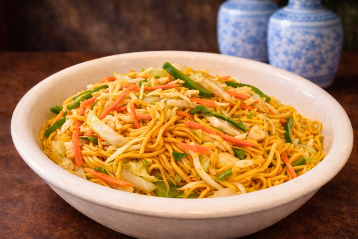 Chow Mein con Vegetales